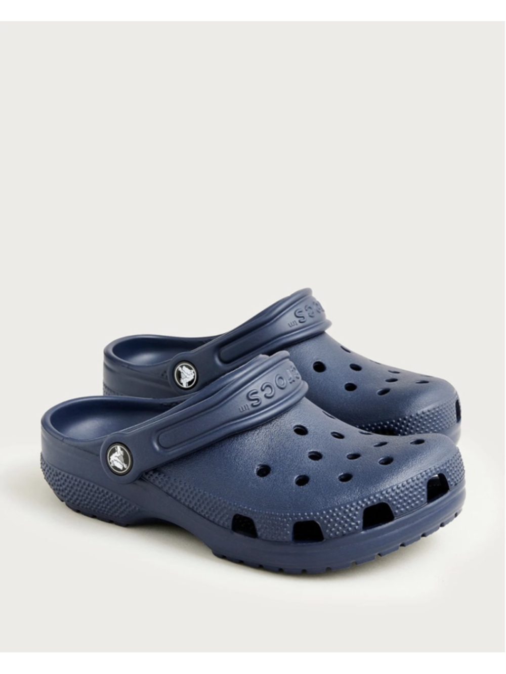 Baby Crocs Navy Blue Classic Clogs Sandals Size 7 C7 Toddler